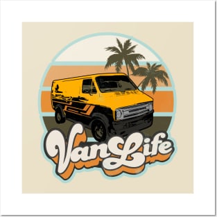 Van Life Vintage Retro Posters and Art